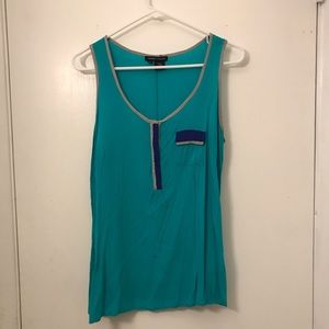 Turquoise tank top